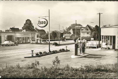 Tankstelle in Ebnet 1968