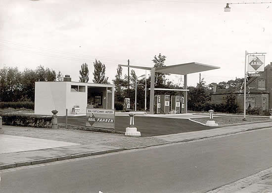 Tankstelle in Eddelak 1960