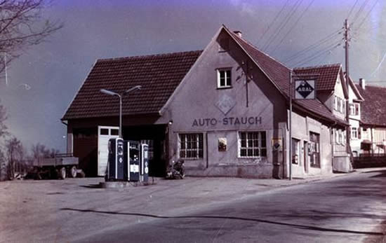 Tankstelle in Filderstadt-Sielmingen 1955