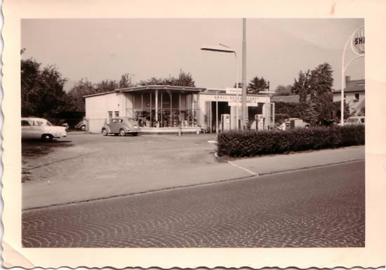 Tankstelle in Kassel 1959